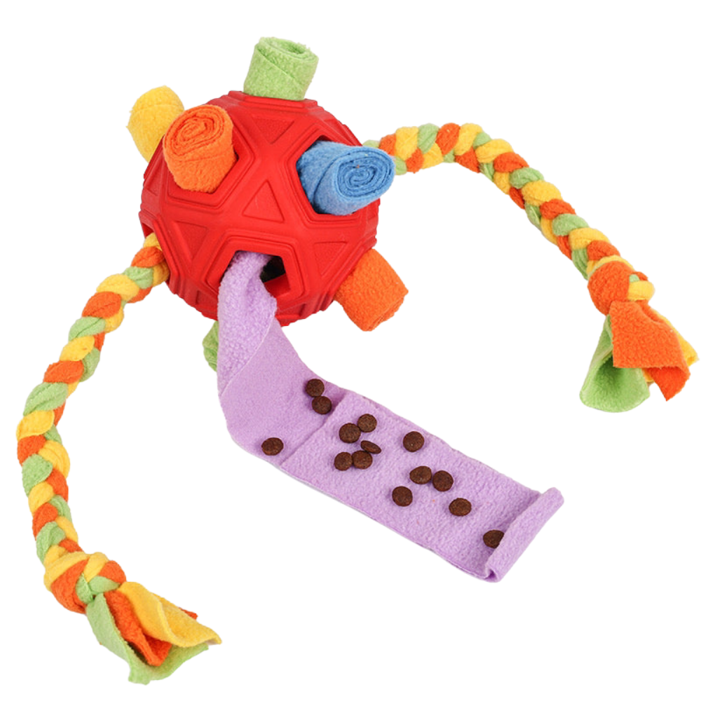 Interactive Dog Treat Puzzle Ball – Enrichment Toy for Mental Stimulation