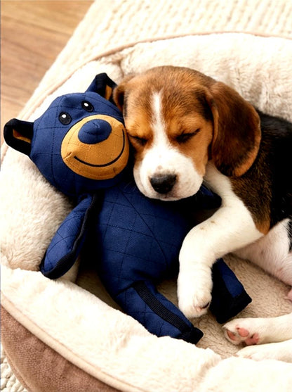 Soft Durable Plush Bear Dog Toy with Squeaker for Dogs