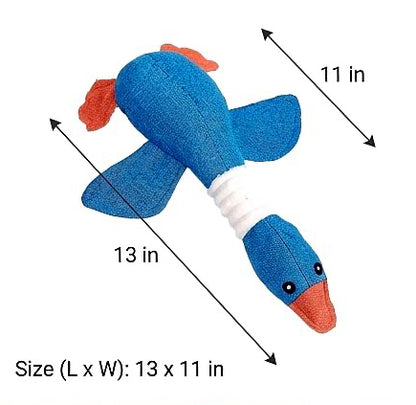 Squeaky Plush Goose Dog Toy – Durable Chew Toy for Dogs